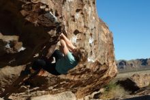 Bouldering in Hueco Tanks on 12/22/2018 with Blue Lizard Climbing and Yoga

Filename: SRM_20181222_1027060.jpg
Aperture: f/4.0
Shutter Speed: 1/640
Body: Canon EOS-1D Mark II
Lens: Canon EF 50mm f/1.8 II