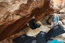 Bouldering in Hueco Tanks on 12/22/2018 with Blue Lizard Climbing and Yoga

Filename: SRM_20181222_1057480.jpg
Aperture: f/4.0
Shutter Speed: 1/250
Body: Canon EOS-1D Mark II
Lens: Canon EF 16-35mm f/2.8 L