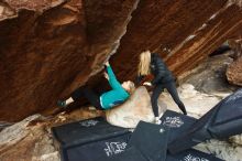 Bouldering in Hueco Tanks on 12/22/2018 with Blue Lizard Climbing and Yoga

Filename: SRM_20181222_1100260.jpg
Aperture: f/4.0
Shutter Speed: 1/125
Body: Canon EOS-1D Mark II
Lens: Canon EF 16-35mm f/2.8 L