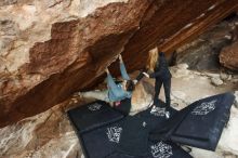 Bouldering in Hueco Tanks on 12/22/2018 with Blue Lizard Climbing and Yoga

Filename: SRM_20181222_1105250.jpg
Aperture: f/4.0
Shutter Speed: 1/200
Body: Canon EOS-1D Mark II
Lens: Canon EF 16-35mm f/2.8 L