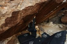 Bouldering in Hueco Tanks on 12/22/2018 with Blue Lizard Climbing and Yoga

Filename: SRM_20181222_1106190.jpg
Aperture: f/4.0
Shutter Speed: 1/250
Body: Canon EOS-1D Mark II
Lens: Canon EF 16-35mm f/2.8 L