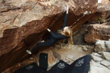 Bouldering in Hueco Tanks on 12/22/2018 with Blue Lizard Climbing and Yoga

Filename: SRM_20181222_1106280.jpg
Aperture: f/4.0
Shutter Speed: 1/250
Body: Canon EOS-1D Mark II
Lens: Canon EF 16-35mm f/2.8 L