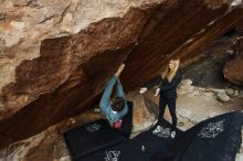 Bouldering in Hueco Tanks on 12/22/2018 with Blue Lizard Climbing and Yoga

Filename: SRM_20181222_1106580.jpg
Aperture: f/4.0
Shutter Speed: 1/250
Body: Canon EOS-1D Mark II
Lens: Canon EF 16-35mm f/2.8 L
