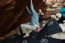 Bouldering in Hueco Tanks on 12/22/2018 with Blue Lizard Climbing and Yoga

Filename: SRM_20181222_1108590.jpg
Aperture: f/4.0
Shutter Speed: 1/250
Body: Canon EOS-1D Mark II
Lens: Canon EF 16-35mm f/2.8 L