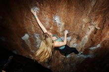 Bouldering in Hueco Tanks on 12/22/2018 with Blue Lizard Climbing and Yoga

Filename: SRM_20181222_1152220.jpg
Aperture: f/8.0
Shutter Speed: 1/250
Body: Canon EOS-1D Mark II
Lens: Canon EF 16-35mm f/2.8 L