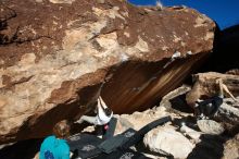 Bouldering in Hueco Tanks on 12/22/2018 with Blue Lizard Climbing and Yoga

Filename: SRM_20181222_1159340.jpg
Aperture: f/8.0
Shutter Speed: 1/250
Body: Canon EOS-1D Mark II
Lens: Canon EF 16-35mm f/2.8 L