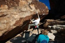 Bouldering in Hueco Tanks on 12/22/2018 with Blue Lizard Climbing and Yoga

Filename: SRM_20181222_1200020.jpg
Aperture: f/9.0
Shutter Speed: 1/250
Body: Canon EOS-1D Mark II
Lens: Canon EF 16-35mm f/2.8 L