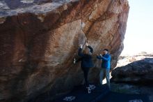 Bouldering in Hueco Tanks on 12/22/2018 with Blue Lizard Climbing and Yoga

Filename: SRM_20181222_1241420.jpg
Aperture: f/5.6
Shutter Speed: 1/250
Body: Canon EOS-1D Mark II
Lens: Canon EF 16-35mm f/2.8 L