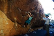 Bouldering in Hueco Tanks on 12/22/2018 with Blue Lizard Climbing and Yoga

Filename: SRM_20181222_1442110.jpg
Aperture: f/4.0
Shutter Speed: 1/200
Body: Canon EOS-1D Mark II
Lens: Canon EF 16-35mm f/2.8 L