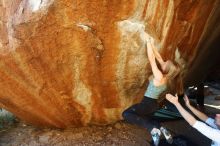 Bouldering in Hueco Tanks on 12/22/2018 with Blue Lizard Climbing and Yoga

Filename: SRM_20181222_1717510.jpg
Aperture: f/4.0
Shutter Speed: 1/250
Body: Canon EOS-1D Mark II
Lens: Canon EF 16-35mm f/2.8 L