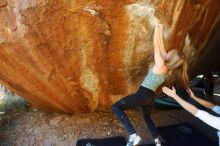 Bouldering in Hueco Tanks on 12/22/2018 with Blue Lizard Climbing and Yoga

Filename: SRM_20181222_1717511.jpg
Aperture: f/4.0
Shutter Speed: 1/320
Body: Canon EOS-1D Mark II
Lens: Canon EF 16-35mm f/2.8 L