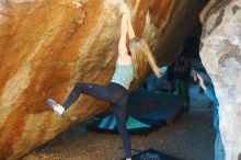 Bouldering in Hueco Tanks on 12/22/2018 with Blue Lizard Climbing and Yoga

Filename: SRM_20181222_1731200.jpg
Aperture: f/2.8
Shutter Speed: 1/320
Body: Canon EOS-1D Mark II
Lens: Canon EF 50mm f/1.8 II