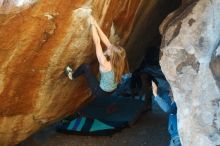 Bouldering in Hueco Tanks on 12/22/2018 with Blue Lizard Climbing and Yoga

Filename: SRM_20181222_1731211.jpg
Aperture: f/2.8
Shutter Speed: 1/400
Body: Canon EOS-1D Mark II
Lens: Canon EF 50mm f/1.8 II