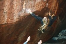 Bouldering in Hueco Tanks on 12/22/2018 with Blue Lizard Climbing and Yoga

Filename: SRM_20181222_1742450.jpg
Aperture: f/2.2
Shutter Speed: 1/320
Body: Canon EOS-1D Mark II
Lens: Canon EF 50mm f/1.8 II