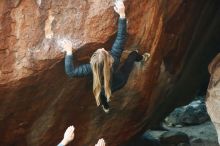 Bouldering in Hueco Tanks on 12/22/2018 with Blue Lizard Climbing and Yoga

Filename: SRM_20181222_1742470.jpg
Aperture: f/2.2
Shutter Speed: 1/320
Body: Canon EOS-1D Mark II
Lens: Canon EF 50mm f/1.8 II