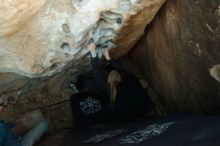 Bouldering in Hueco Tanks on 12/22/2018 with Blue Lizard Climbing and Yoga

Filename: SRM_20181222_1757000.jpg
Aperture: f/4.0
Shutter Speed: 1/160
Body: Canon EOS-1D Mark II
Lens: Canon EF 16-35mm f/2.8 L