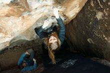 Bouldering in Hueco Tanks on 12/22/2018 with Blue Lizard Climbing and Yoga

Filename: SRM_20181222_1757110.jpg
Aperture: f/4.0
Shutter Speed: 1/160
Body: Canon EOS-1D Mark II
Lens: Canon EF 16-35mm f/2.8 L