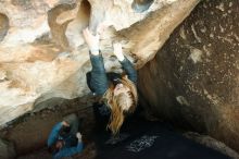 Bouldering in Hueco Tanks on 12/22/2018 with Blue Lizard Climbing and Yoga

Filename: SRM_20181222_1757120.jpg
Aperture: f/4.0
Shutter Speed: 1/160
Body: Canon EOS-1D Mark II
Lens: Canon EF 16-35mm f/2.8 L