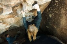 Bouldering in Hueco Tanks on 12/22/2018 with Blue Lizard Climbing and Yoga

Filename: SRM_20181222_1757150.jpg
Aperture: f/4.5
Shutter Speed: 1/160
Body: Canon EOS-1D Mark II
Lens: Canon EF 16-35mm f/2.8 L