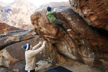 Bouldering in Hueco Tanks on 12/23/2018 with Blue Lizard Climbing and Yoga

Filename: SRM_20181223_1036130.jpg
Aperture: f/4.0
Shutter Speed: 1/250
Body: Canon EOS-1D Mark II
Lens: Canon EF 16-35mm f/2.8 L