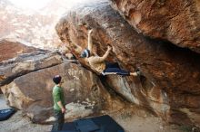 Bouldering in Hueco Tanks on 12/23/2018 with Blue Lizard Climbing and Yoga

Filename: SRM_20181223_1038070.jpg
Aperture: f/4.0
Shutter Speed: 1/200
Body: Canon EOS-1D Mark II
Lens: Canon EF 16-35mm f/2.8 L
