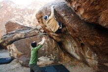 Bouldering in Hueco Tanks on 12/23/2018 with Blue Lizard Climbing and Yoga

Filename: SRM_20181223_1038160.jpg
Aperture: f/4.0
Shutter Speed: 1/250
Body: Canon EOS-1D Mark II
Lens: Canon EF 16-35mm f/2.8 L