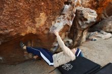 Bouldering in Hueco Tanks on 12/23/2018 with Blue Lizard Climbing and Yoga

Filename: SRM_20181223_1043140.jpg
Aperture: f/4.0
Shutter Speed: 1/320
Body: Canon EOS-1D Mark II
Lens: Canon EF 16-35mm f/2.8 L