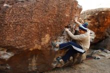 Bouldering in Hueco Tanks on 12/23/2018 with Blue Lizard Climbing and Yoga

Filename: SRM_20181223_1043350.jpg
Aperture: f/4.0
Shutter Speed: 1/400
Body: Canon EOS-1D Mark II
Lens: Canon EF 16-35mm f/2.8 L