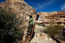 Bouldering in Hueco Tanks on 12/23/2018 with Blue Lizard Climbing and Yoga

Filename: SRM_20181223_1047350.jpg
Aperture: f/8.0
Shutter Speed: 1/400
Body: Canon EOS-1D Mark II
Lens: Canon EF 16-35mm f/2.8 L