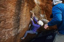 Bouldering in Hueco Tanks on 12/23/2018 with Blue Lizard Climbing and Yoga

Filename: SRM_20181223_1058300.jpg
Aperture: f/5.6
Shutter Speed: 1/125
Body: Canon EOS-1D Mark II
Lens: Canon EF 16-35mm f/2.8 L