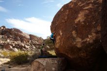 Bouldering in Hueco Tanks on 12/23/2018 with Blue Lizard Climbing and Yoga

Filename: SRM_20181223_1100220.jpg
Aperture: f/5.6
Shutter Speed: 1/800
Body: Canon EOS-1D Mark II
Lens: Canon EF 16-35mm f/2.8 L