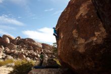 Bouldering in Hueco Tanks on 12/23/2018 with Blue Lizard Climbing and Yoga

Filename: SRM_20181223_1100460.jpg
Aperture: f/5.6
Shutter Speed: 1/1000
Body: Canon EOS-1D Mark II
Lens: Canon EF 16-35mm f/2.8 L