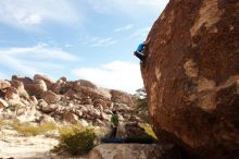 Bouldering in Hueco Tanks on 12/23/2018 with Blue Lizard Climbing and Yoga

Filename: SRM_20181223_1101360.jpg
Aperture: f/5.6
Shutter Speed: 1/500
Body: Canon EOS-1D Mark II
Lens: Canon EF 16-35mm f/2.8 L