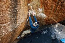 Bouldering in Hueco Tanks on 12/23/2018 with Blue Lizard Climbing and Yoga

Filename: SRM_20181223_1106010.jpg
Aperture: f/4.5
Shutter Speed: 1/250
Body: Canon EOS-1D Mark II
Lens: Canon EF 16-35mm f/2.8 L