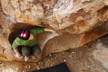 Bouldering in Hueco Tanks on 12/23/2018 with Blue Lizard Climbing and Yoga

Filename: SRM_20181223_1117140.jpg
Aperture: f/5.6
Shutter Speed: 1/200
Body: Canon EOS-1D Mark II
Lens: Canon EF 16-35mm f/2.8 L