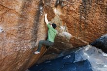 Bouldering in Hueco Tanks on 12/23/2018 with Blue Lizard Climbing and Yoga

Filename: SRM_20181223_1123510.jpg
Aperture: f/4.0
Shutter Speed: 1/200
Body: Canon EOS-1D Mark II
Lens: Canon EF 16-35mm f/2.8 L