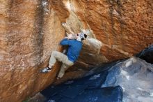 Bouldering in Hueco Tanks on 12/23/2018 with Blue Lizard Climbing and Yoga

Filename: SRM_20181223_1128300.jpg
Aperture: f/4.0
Shutter Speed: 1/200
Body: Canon EOS-1D Mark II
Lens: Canon EF 16-35mm f/2.8 L