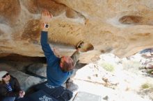 Bouldering in Hueco Tanks on 12/23/2018 with Blue Lizard Climbing and Yoga

Filename: SRM_20181223_1212360.jpg
Aperture: f/5.6
Shutter Speed: 1/250
Body: Canon EOS-1D Mark II
Lens: Canon EF 16-35mm f/2.8 L