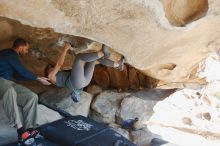 Bouldering in Hueco Tanks on 12/23/2018 with Blue Lizard Climbing and Yoga

Filename: SRM_20181223_1215140.jpg
Aperture: f/5.6
Shutter Speed: 1/200
Body: Canon EOS-1D Mark II
Lens: Canon EF 16-35mm f/2.8 L