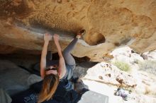 Bouldering in Hueco Tanks on 12/23/2018 with Blue Lizard Climbing and Yoga

Filename: SRM_20181223_1215310.jpg
Aperture: f/5.6
Shutter Speed: 1/400
Body: Canon EOS-1D Mark II
Lens: Canon EF 16-35mm f/2.8 L