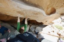 Bouldering in Hueco Tanks on 12/23/2018 with Blue Lizard Climbing and Yoga

Filename: SRM_20181223_1217290.jpg
Aperture: f/5.6
Shutter Speed: 1/250
Body: Canon EOS-1D Mark II
Lens: Canon EF 16-35mm f/2.8 L