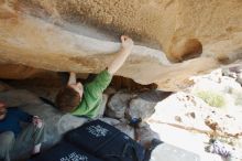 Bouldering in Hueco Tanks on 12/23/2018 with Blue Lizard Climbing and Yoga

Filename: SRM_20181223_1217291.jpg
Aperture: f/5.6
Shutter Speed: 1/250
Body: Canon EOS-1D Mark II
Lens: Canon EF 16-35mm f/2.8 L