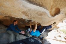 Bouldering in Hueco Tanks on 12/23/2018 with Blue Lizard Climbing and Yoga

Filename: SRM_20181223_1219400.jpg
Aperture: f/5.6
Shutter Speed: 1/250
Body: Canon EOS-1D Mark II
Lens: Canon EF 16-35mm f/2.8 L