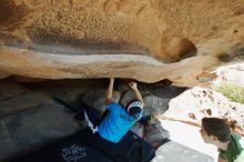 Bouldering in Hueco Tanks on 12/23/2018 with Blue Lizard Climbing and Yoga

Filename: SRM_20181223_1219470.jpg
Aperture: f/5.6
Shutter Speed: 1/400
Body: Canon EOS-1D Mark II
Lens: Canon EF 16-35mm f/2.8 L