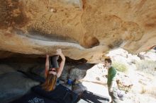 Bouldering in Hueco Tanks on 12/23/2018 with Blue Lizard Climbing and Yoga

Filename: SRM_20181223_1222550.jpg
Aperture: f/5.6
Shutter Speed: 1/400
Body: Canon EOS-1D Mark II
Lens: Canon EF 16-35mm f/2.8 L