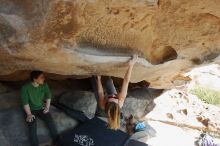 Bouldering in Hueco Tanks on 12/23/2018 with Blue Lizard Climbing and Yoga

Filename: SRM_20181223_1237370.jpg
Aperture: f/5.6
Shutter Speed: 1/320
Body: Canon EOS-1D Mark II
Lens: Canon EF 16-35mm f/2.8 L