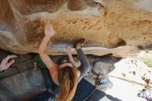 Bouldering in Hueco Tanks on 12/23/2018 with Blue Lizard Climbing and Yoga

Filename: SRM_20181223_1237510.jpg
Aperture: f/5.6
Shutter Speed: 1/250
Body: Canon EOS-1D Mark II
Lens: Canon EF 16-35mm f/2.8 L