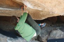 Bouldering in Hueco Tanks on 12/23/2018 with Blue Lizard Climbing and Yoga

Filename: SRM_20181223_1249520.jpg
Aperture: f/4.0
Shutter Speed: 1/200
Body: Canon EOS-1D Mark II
Lens: Canon EF 50mm f/1.8 II