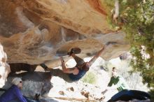 Bouldering in Hueco Tanks on 12/23/2018 with Blue Lizard Climbing and Yoga

Filename: SRM_20181223_1256090.jpg
Aperture: f/4.0
Shutter Speed: 1/320
Body: Canon EOS-1D Mark II
Lens: Canon EF 50mm f/1.8 II