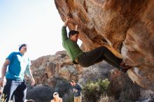 Bouldering in Hueco Tanks on 12/23/2018 with Blue Lizard Climbing and Yoga

Filename: SRM_20181223_1351050.jpg
Aperture: f/4.0
Shutter Speed: 1/1000
Body: Canon EOS-1D Mark II
Lens: Canon EF 16-35mm f/2.8 L